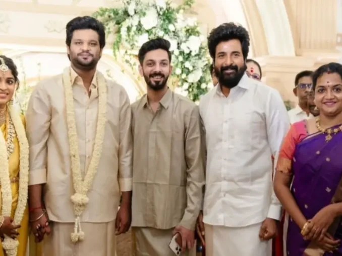 Sivakarthikeyan and Anirudh Celebrate Aakash Baskaran's Wedding in Style