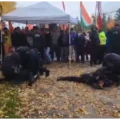 Hindu Devotees Assaulted by Canadian Cops During Peaceful Protest