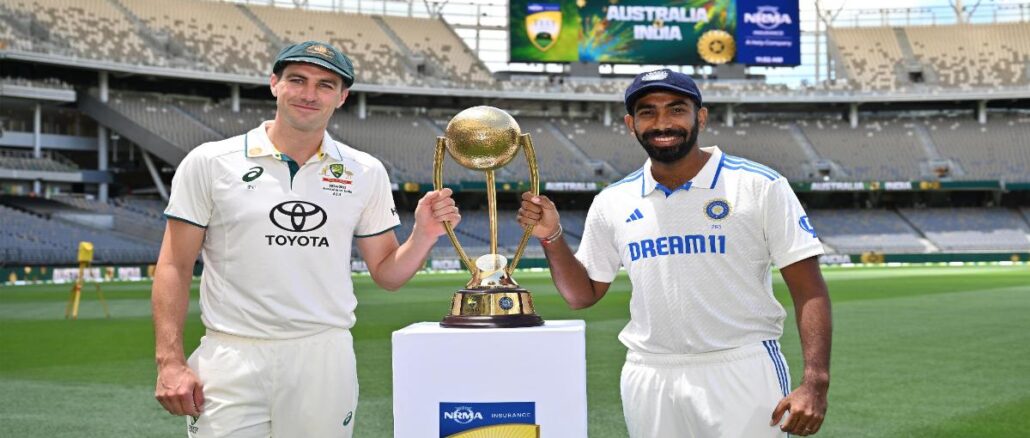 India vs Australia 2024: Captains Pat Cummins and Jasprit Bumrah Kick Off Series with Trophy Pose