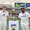 India vs Australia 2024: Captains Pat Cummins and Jasprit Bumrah Kick Off Series with Trophy Pose