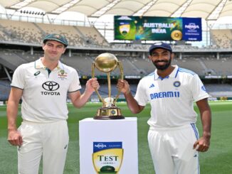 India vs Australia 2024: Captains Pat Cummins and Jasprit Bumrah Kick Off Series with Trophy Pose