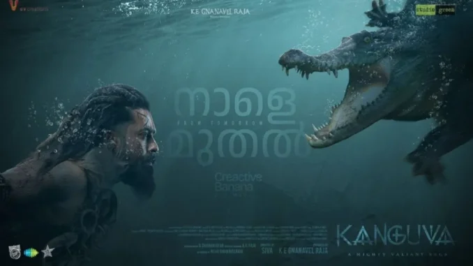 “Kanguva” Delivers High-Octane Action: Crocodile Fight and Karthi’s Entry Steal the Show