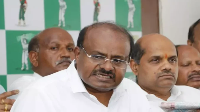 HD Kumaraswamy’s Legal Troubles Deepen with New FIR for Threatening Officer