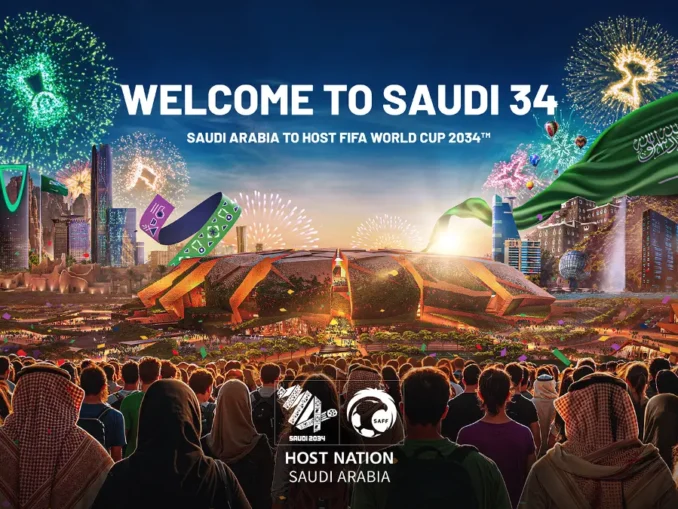 FIFA ANNOUNCES SAUDI ARABIA AS THE FIFA WORLD CUP 2034