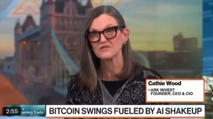 ARK Invest CEO Cathie Wood Calls Bitcoin a 'Very Big Idea'