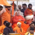 Jagadguru Rambhadracharya Leads 'Amrit Snan' at Maha Kumbh Mela 2025