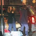 Tom Cruise and Ana de Armas in London yesterday