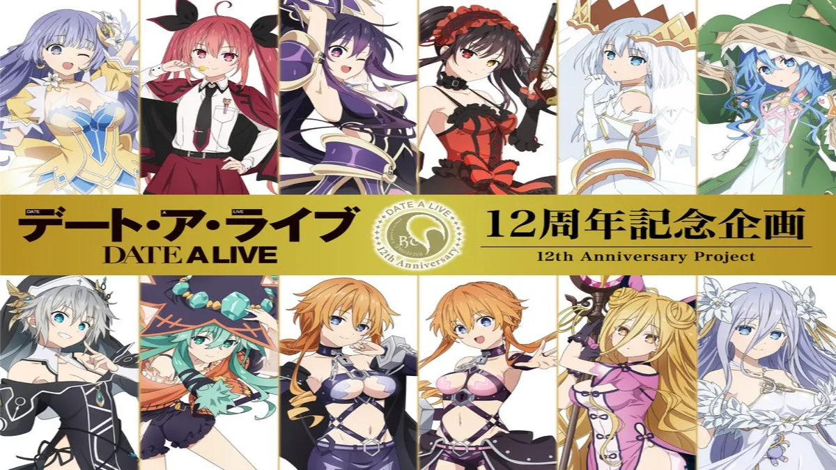Date a Live Celebrates 12th Anniversary with 12 Exciting Projects