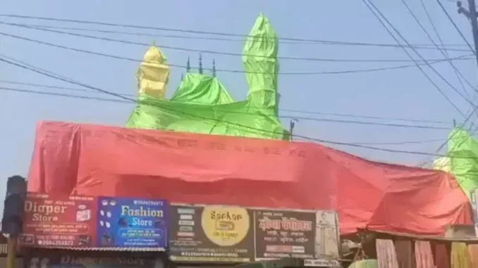 Over 60 Mosques Covered with Tarpaulins for Holi Procession in Sambhal