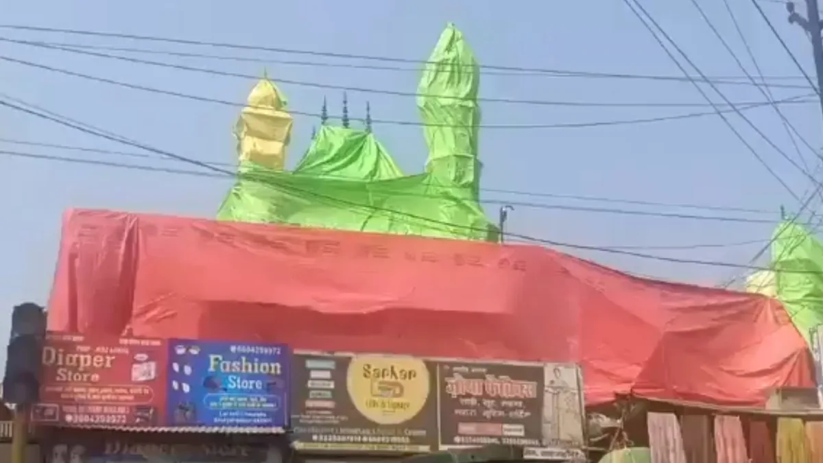 Over 60 Mosques Covered with Tarpaulins for Holi Procession in Sambhal