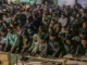 Tarawih Prayer of Ramadan Held on the Ruins of Al-Lebbani Mosque in Gaza