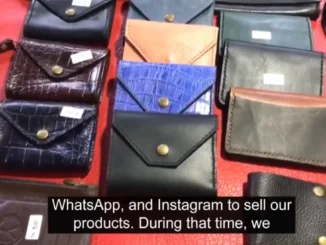 Manipur Artisan Yaoreishim Blends Tradition and Innovation in Leather Craft Display