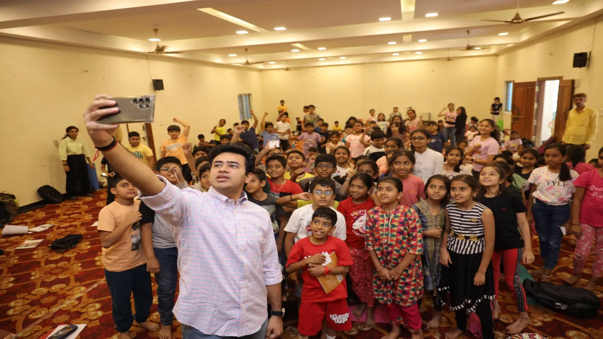 Bengaluru South MP Aligns Summer Camp with PM Modi’s Mann Ki Baat Vision