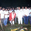 Bhoomi Pooja Conducted for Paver Installation at 43rd Ambikanagar’s Ganapati Temple