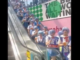 Rei Ayanami Cosplay Goes Viral on X