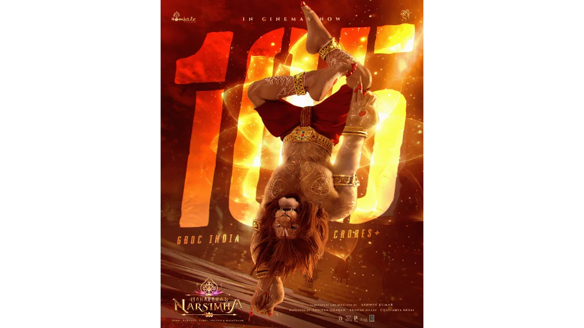 Mahavatar Narsimha Crosses ₹100 Crore in Hindi – Box Office Report