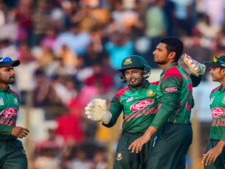 angladesh vs Sri Lanka T20 match at Sheikh Zayed Stadium, Asia Cup 2025 – players in action under stadium lights