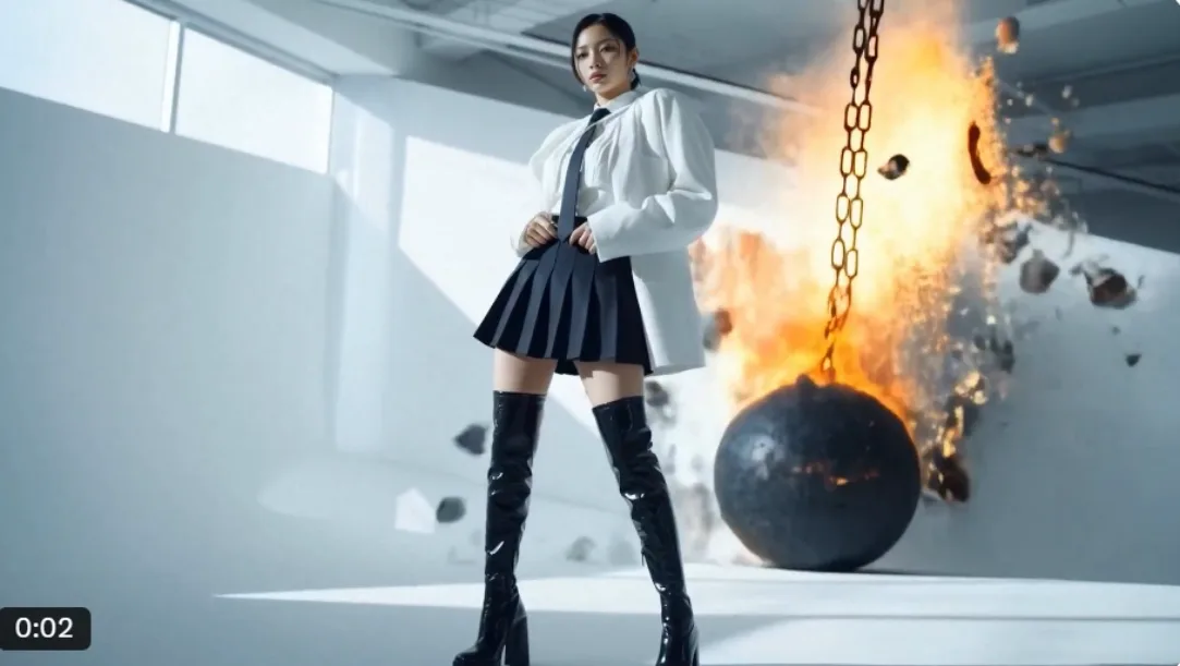 Kion AI idol digital avatar in music video