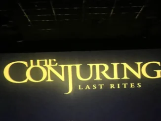 "The Conjuring: Last Rites" movie poster with box office stats
