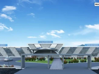 Redevelopment works at Vikarabad Junction railway station under Amrit Bharat Scheme