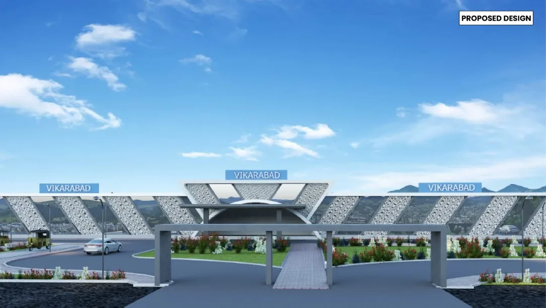 Redevelopment works at Vikarabad Junction railway station under Amrit Bharat Scheme