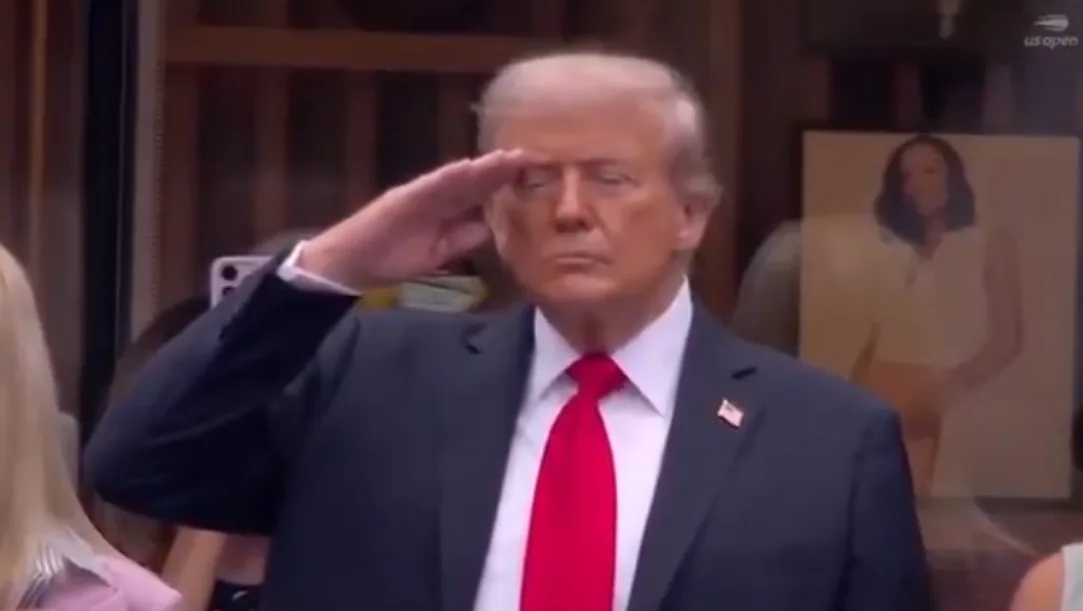 trump us flag controversy