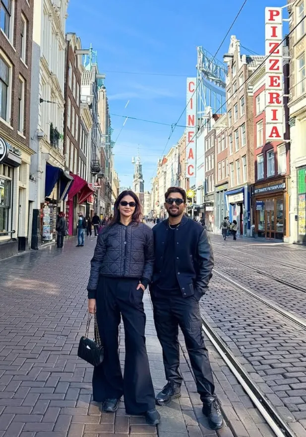  Allu Arjun and Sneha Reddy in Amsterdam