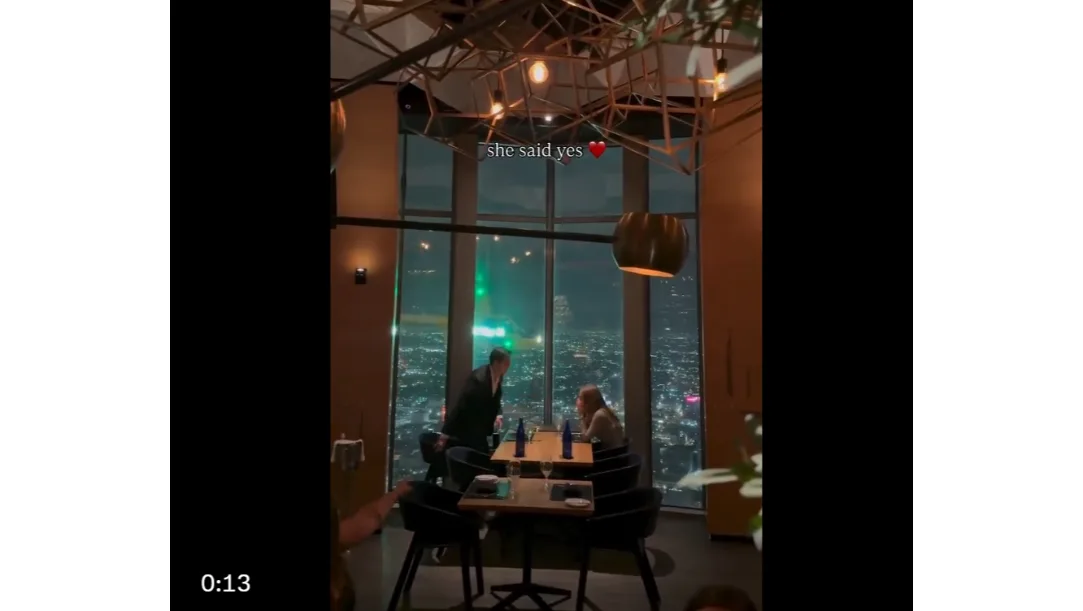 Helicopter proposal by Robin Petgrave at 71 Above Los Angeles