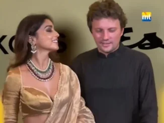 Shriya Saran's Viral Diwali Kiss