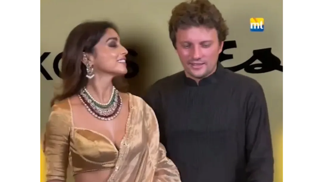 Shriya Saran's Viral Diwali Kiss