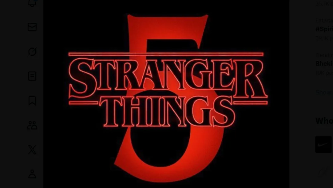 Stranger Things series finale theatrical and Netflix release poster