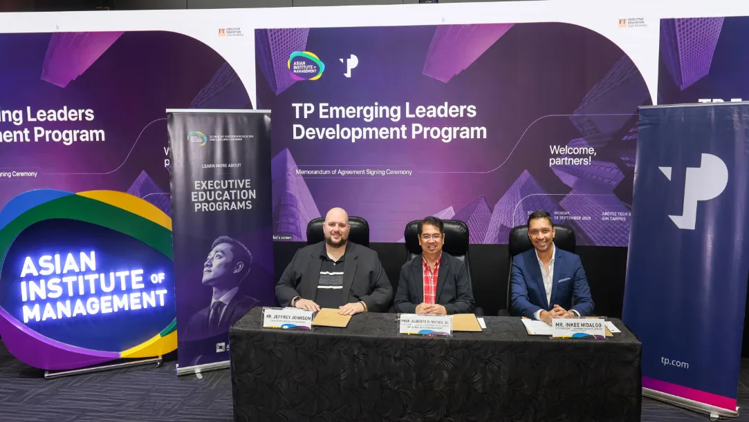 TP partners with the Asian Institute of Management to launch TELDP