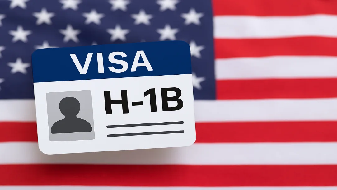 US visa fee hike 2026 with H‑1B visa application documents