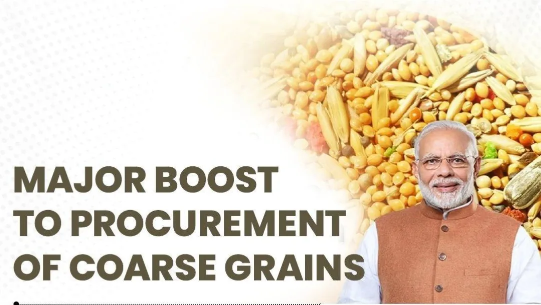 The Indian government has approved a ₹27 per quintal commission for maize, jowar, and ragi,