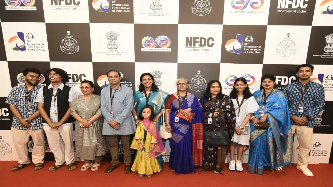 From Screen to Spotlight – “Zero Bulb” Team’s Grand Entry at IFFI Goa