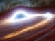 Illustration of the biggest black hole flare ever seen