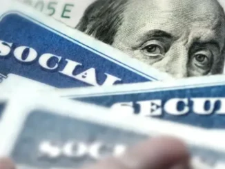 check with $5,108 on it next to the official Social Security logo, illustrating maximum Social Security payments.