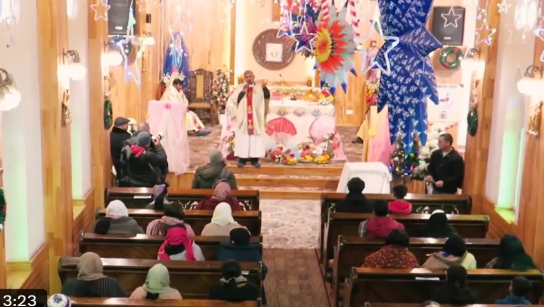 Christmas celebrations at Holy Family Catholic Church