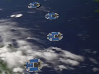 NASA DiskSat spacecraft stacked for launch demonstration