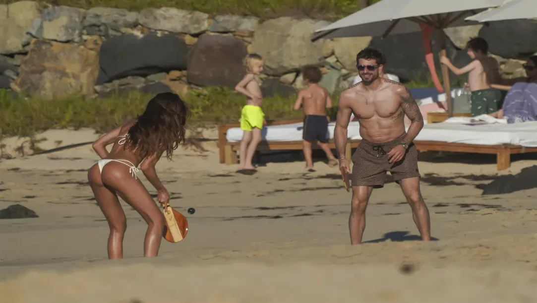 White Sand Christmas: Izabel Goulart Flaunts Toned Physique in St. Barts