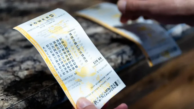 Powerball jackpot announcement showing $1.5 billion prize