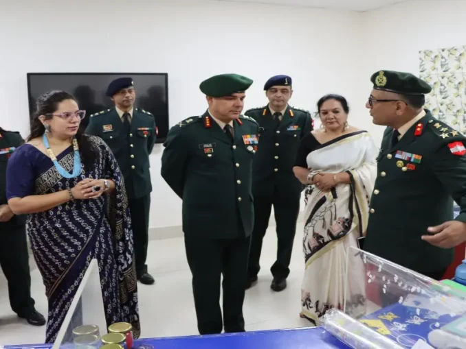 KonarkAWWA leaders visiting Asha School Jodhpur for Spreading Smiles & Compassion event