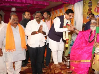 Grand Rambhapuri Jagadguru Procession at Hirebendigeri