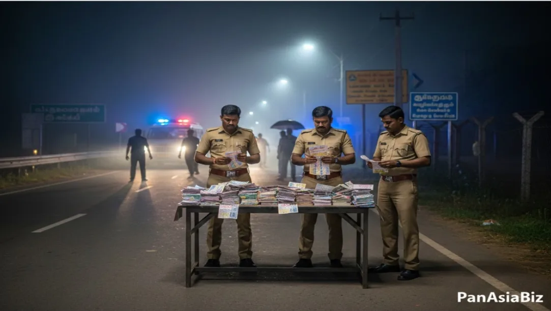 Kerala lottery smuggling, Coimbatore lottery raids, Illegal lottery Tamil Nadu, Kerala lottery arrests, Walayar border news