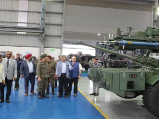 Lieutenant General Pushpendra Singh, VCOAS, visited the defence manufacturing facilities of Larsen & Toubro Ltd and Bharat Forge Ltd in Pune,