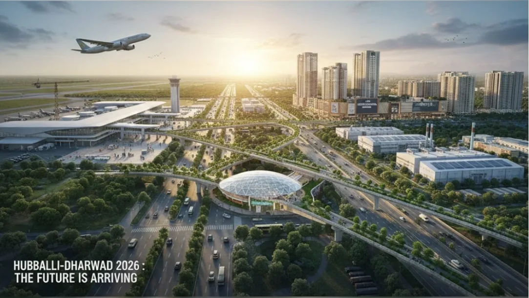 Hubballi’s transformation into a major commercial and logistics hub is accelerating as several massive development projects