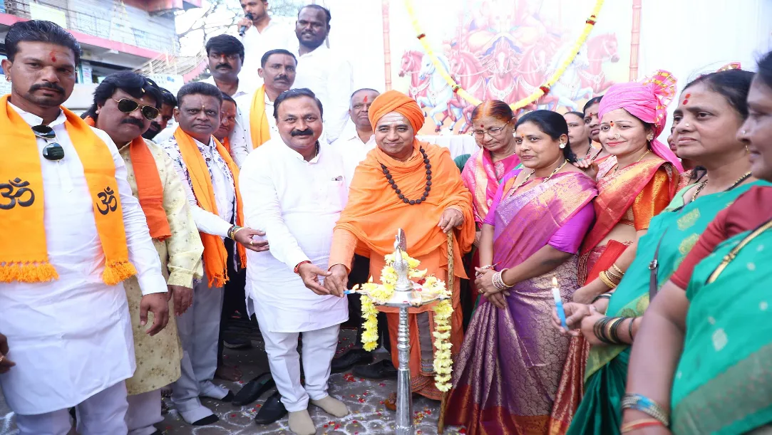 MLA Mahesh Tenginkai Inaugurates Surya Narayana Swamy Jayanti