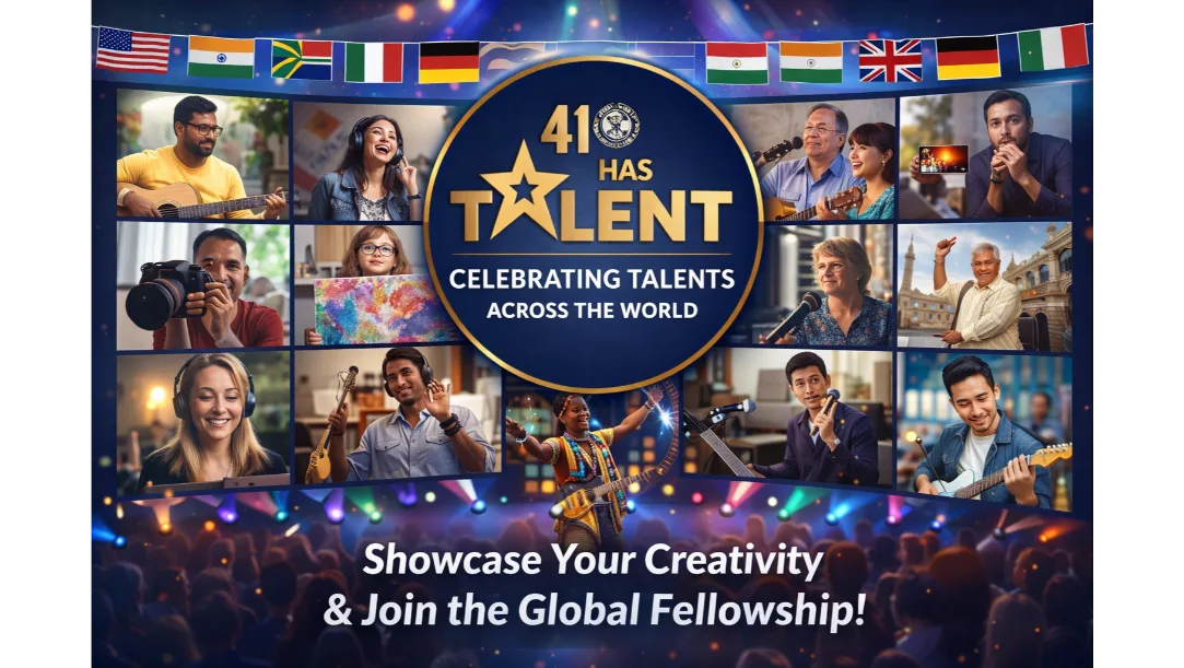41 International logo with "41 Has Talent" promotional text.