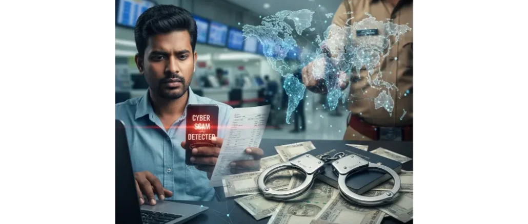 Local Hubballi Man Linked to $2 Million Global Cyber Scam