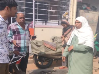 Hubballi: Ward 62 Awareness Drive for Waste Segregation - Corporator Sartaj Advani Visits Gandhi Ekta Colony